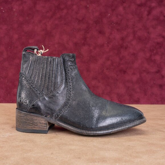 Bed Stu Women Chelesa Black Rustic Leather Western Boots size 6.5 - Picture 4 of 9